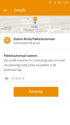 PostNL android App screenshot 2