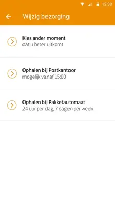 PostNL android App screenshot 5