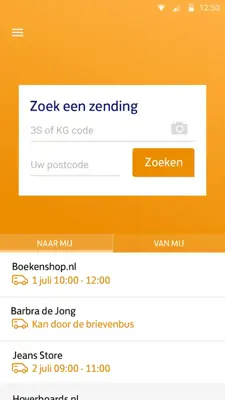 PostNL android App screenshot 7